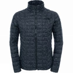 The North Face Mens ThermoBall Full Zip Jacket TNF Black Morpheus Print